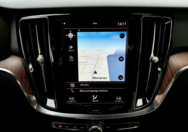 Volvo V60 cena 84400 przebieg: 117890, rok produkcji 2018 z Żukowo małe 781
